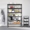 Seville Classics UltraDurable 6-Tier NSF Steel Shelving with Shelf Liners